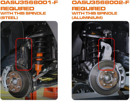 Outback Armour Ford Everest UB (03/2022+) 4cyl Diesel 3,550kg Upper Control Arms OASU3568002-F