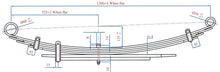Hyundai iLoad 2WD Raised Height Extra Heavy Duty Leaf Springs HYUN006MH