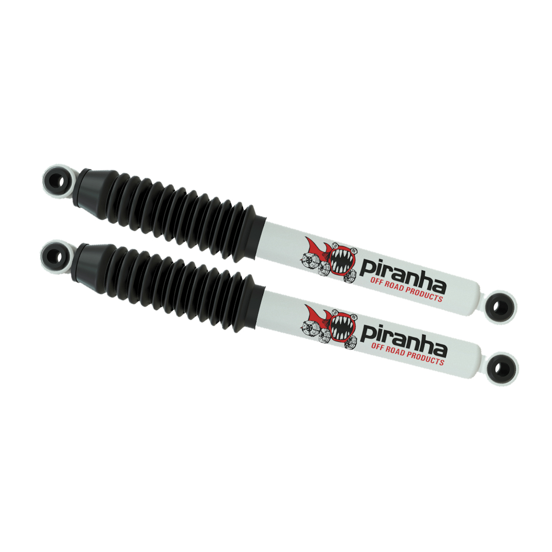 Shock Absorber Front - 35mm Gas Bore Piranha Off Road Products - Mitsubishi Pajero NF, NG, NH, NJ, NK, NL LWB V6 TDI Wagon 8/88 to 5/91 - Sold Each
